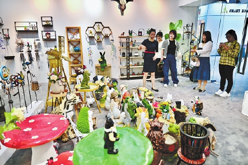 Minhou County Handicraft City Exhibition Hall creates a "Canton Fair" open every day